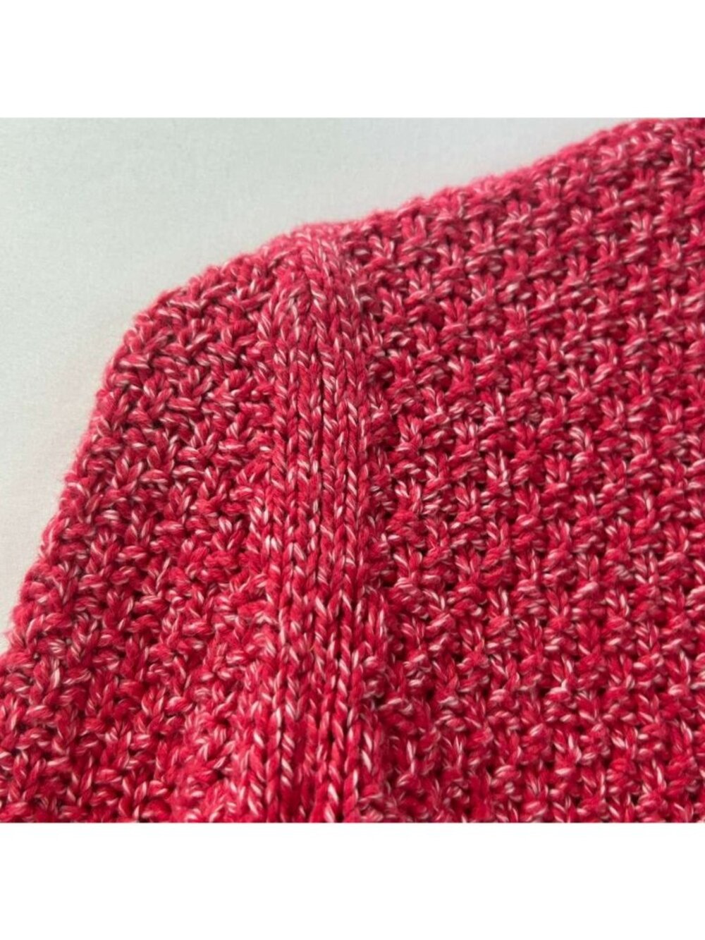Talbots Womens Petites Sweater Hot Pink Side Zip Chunky Knit Pullover NWT - Picture 13 of 16